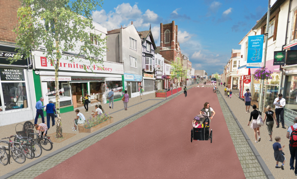 A street in Portsmouth: what it could look like with an injection of funding