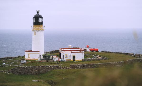 The lighthouse at Cape Wrath. Photo Robby Spanring 