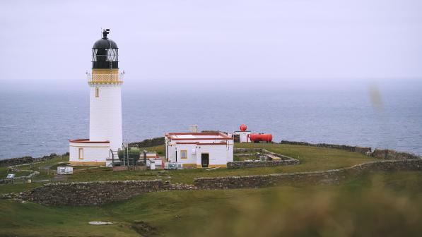 The lighthouse at Cape Wrath. Photo Robby Spanring 