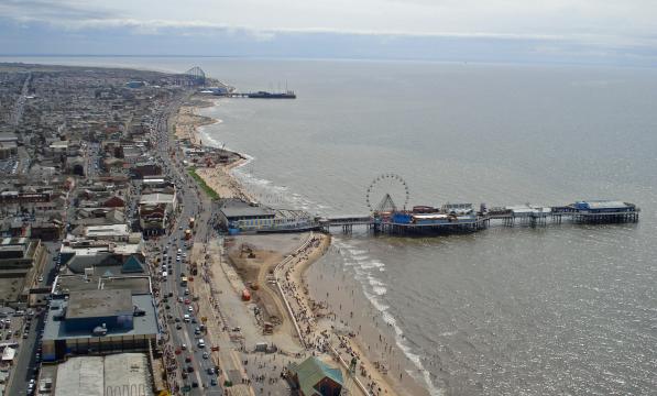 View of Blackpool from Blackpool Tower