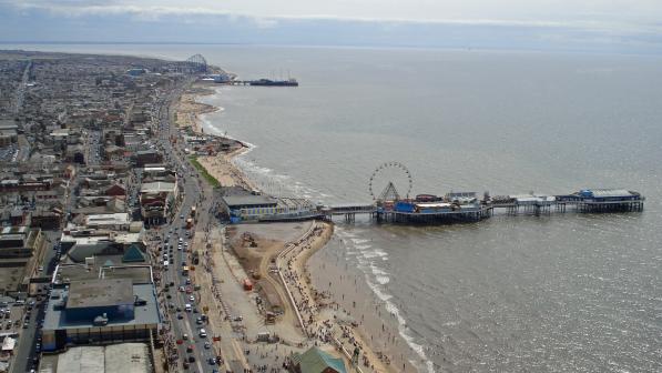 View of Blackpool from Blackpool Tower