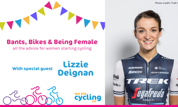 Lizzie Deignan appears talking cycling and pregnancy with Cycling UK