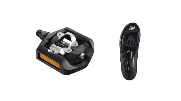 Shimano flat new arrivals clipless pedals