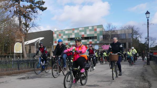Community Cycle Clubs such as this one in Birmingham help people from all walks of life get on their bikes