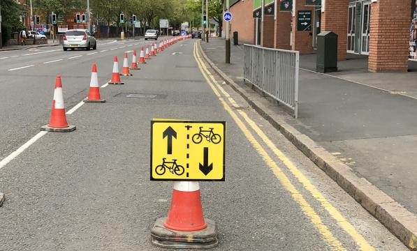 Pop-up cycle lanes have been popping up across the country 