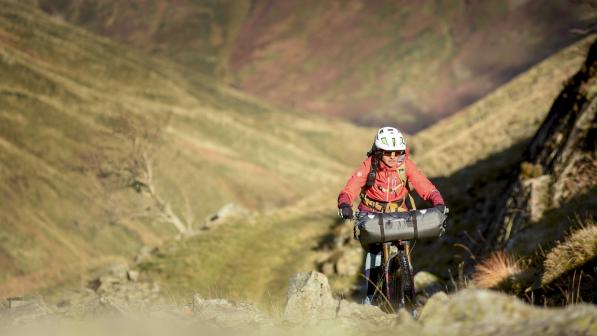 Aneela McKenna bikepacking