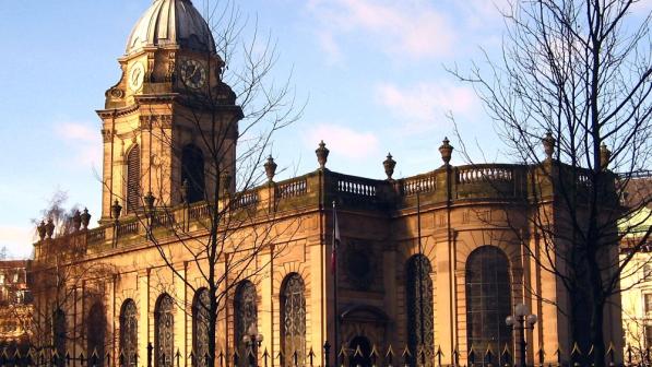 Birmingham cathedral cycle route