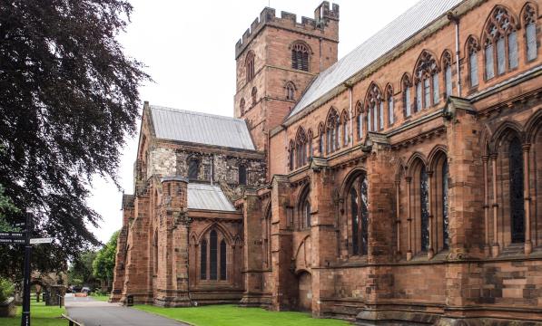 Carlisle cathedral cycle route