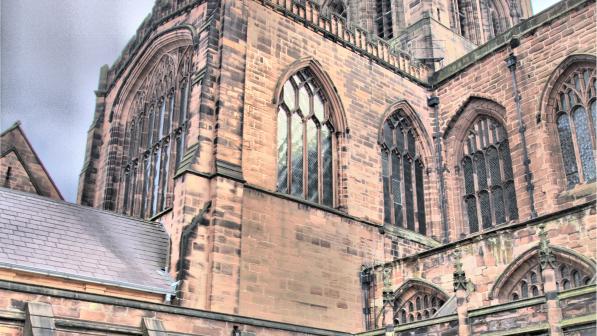 Chester cathedral cycle route