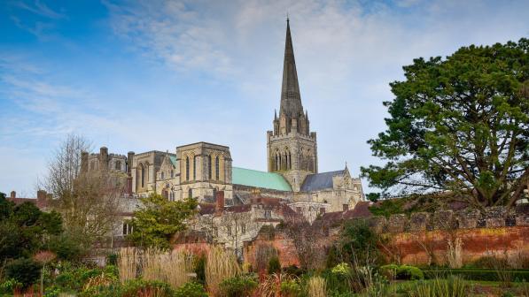 Chichester cathedral cycle route
