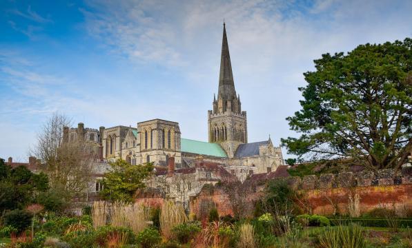 Chichester cathedral cycle route