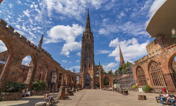 Coventry cathedral cycle route