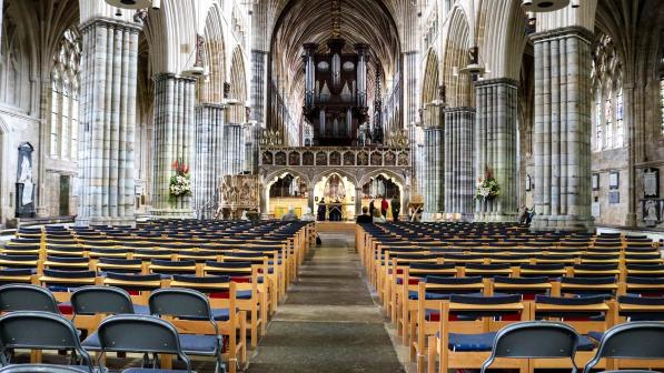Exeter cathedral cycle route