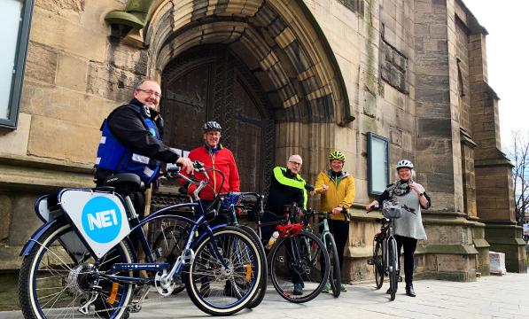 Newcastle cathedral cycle route