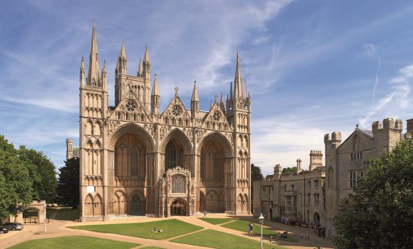 Peterborough Cathedral cycle route
