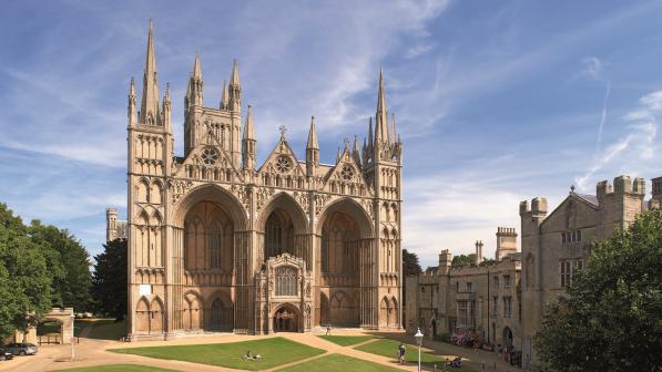 Peterborough Cathedral cycle route