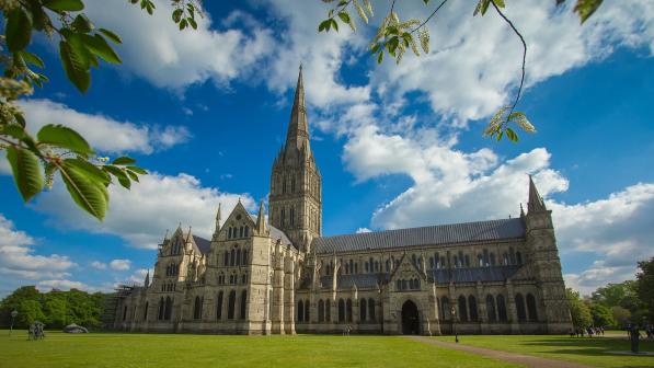 Salisbury cathedral cycle route