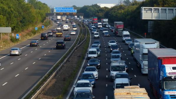 Will the Government's Transport Decarbonisation Plan reduce traffic or merely create electric-powered traffic jams? (Photo CC Mat Fascione)