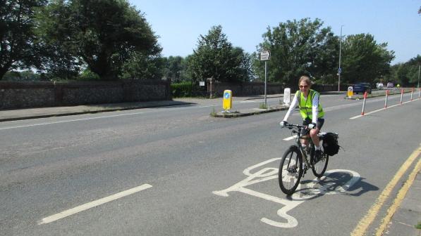 Brighton & Hove cycle lane