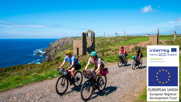 Bikepackers enjoy the dramatic landscapes of historic Cornwall