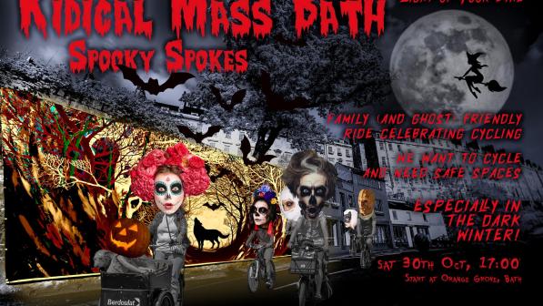 Kidical Mass Bath poster 30 Oct