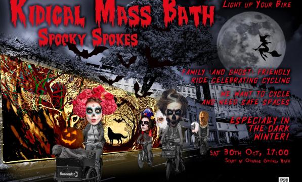 Kidical Mass Bath poster 30 Oct