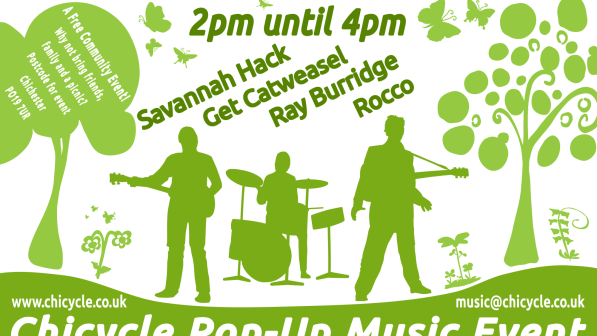 Musical Pop-Up Event Whyke Amphitheatre Sunday June 12th from 2pm until 4pm