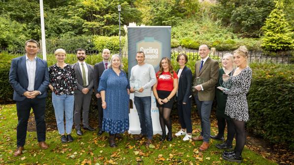 The winners of the Scottish Cycling Champions of the Year Awards