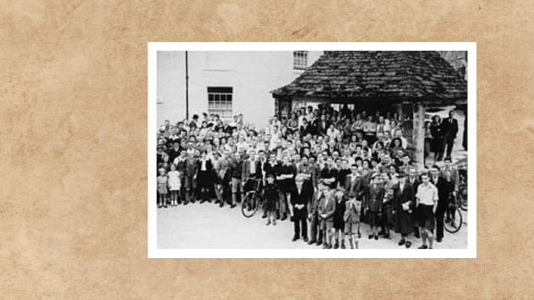 The church service at Castle Combe in Wilts has taken place every year since 1945