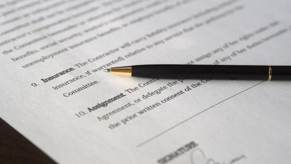 A signed contract