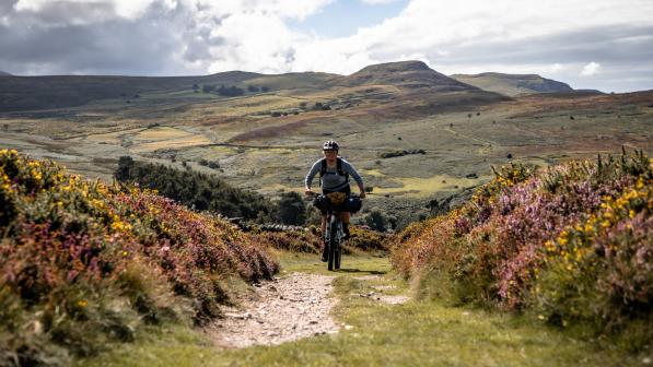Climbing Conwy Mountain on the Traws Eryri.