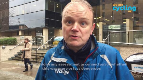 Duncan Dollimore, head of Campaigns for Cycling UK