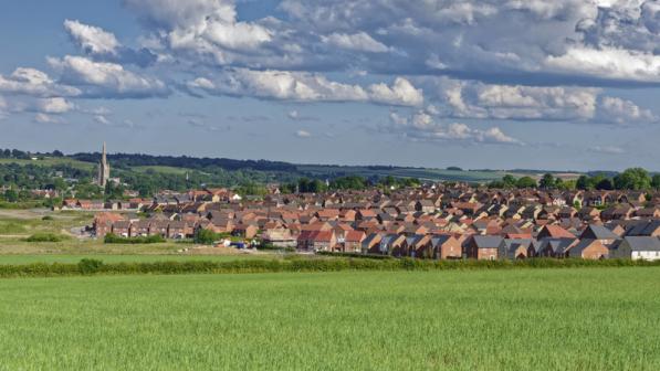 Greenfield housing. Photo CC Richard Bamford