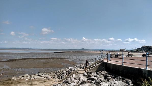The start at Morecambe Bay