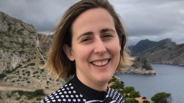 Headshot of Clare Dewey selected as industry mogul in Cycling UK's 100 Women in Cycling 2024