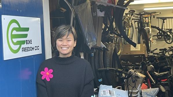 Mavis Mak, Development Manager at E-Bike Freedom