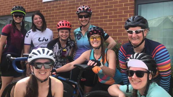 Women's online cycling groups