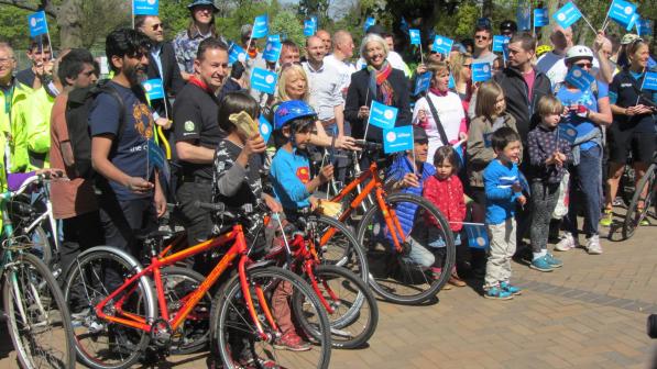 Big Bike Picnic 2017 with West Midlands Mayoral Candidates