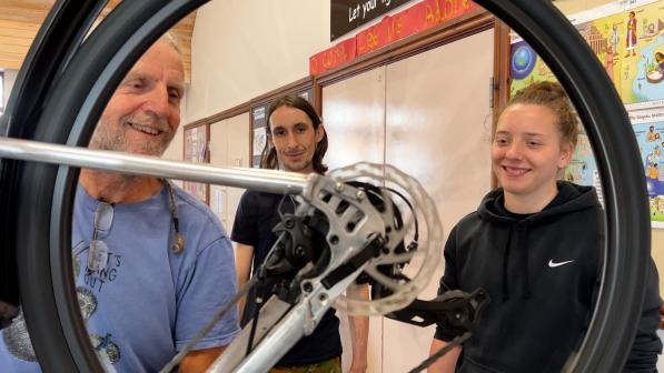 Preston deals bike repair