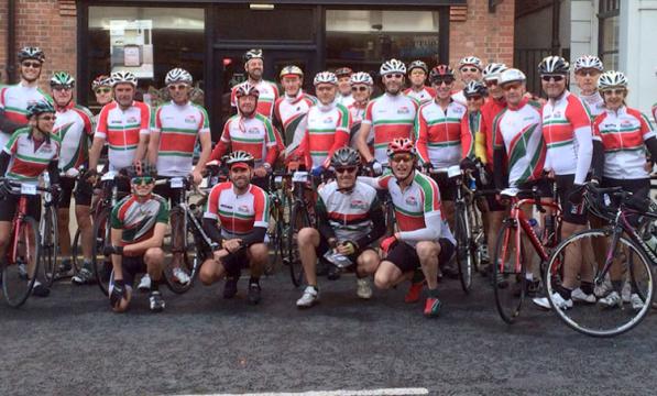 Picture of members of Rhos on Sea Cycling Club